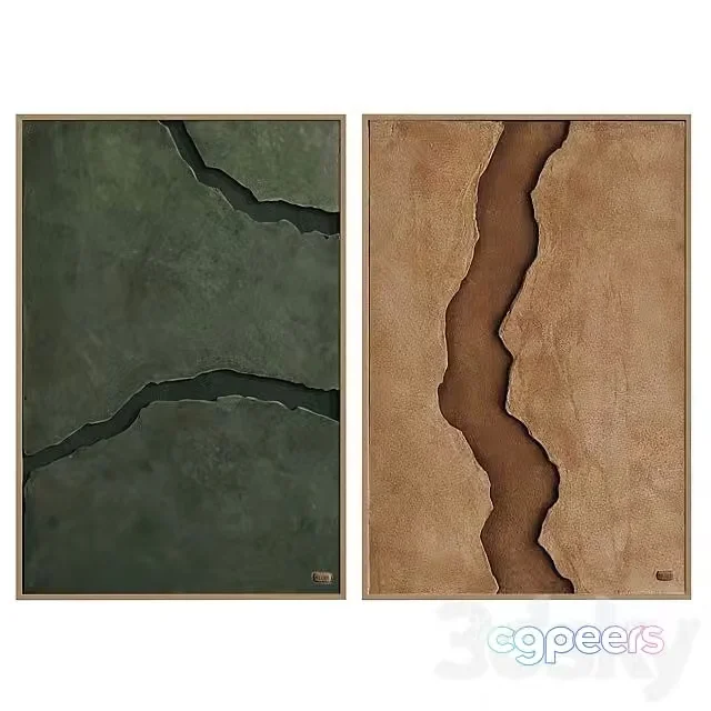 3ds Max Free – Set of Art Paintings From the Terra