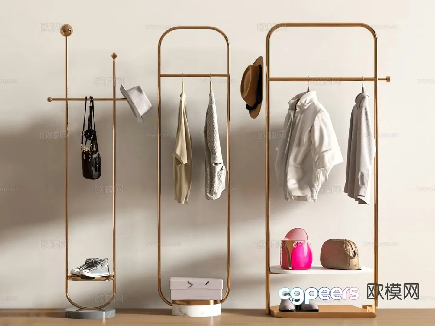 clothes hanger clothes 3d model