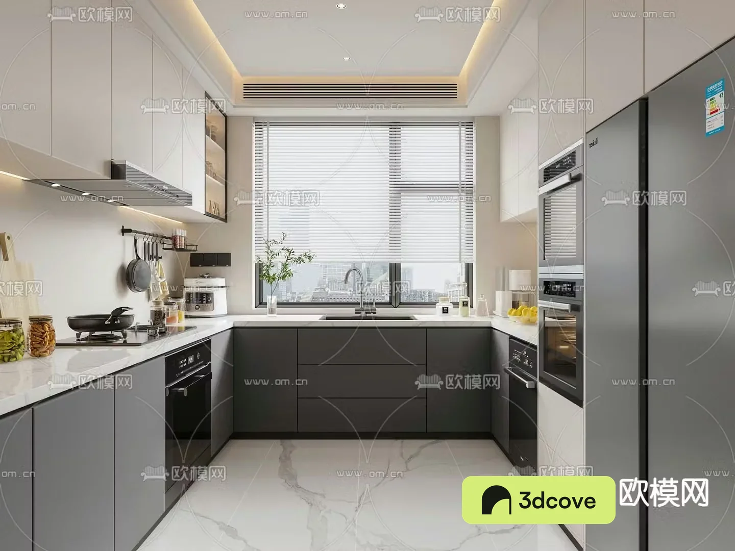 Modern kitchen cabinet