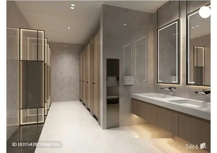 Modern Bathroom 3D Model – 9152 – VRAY Render