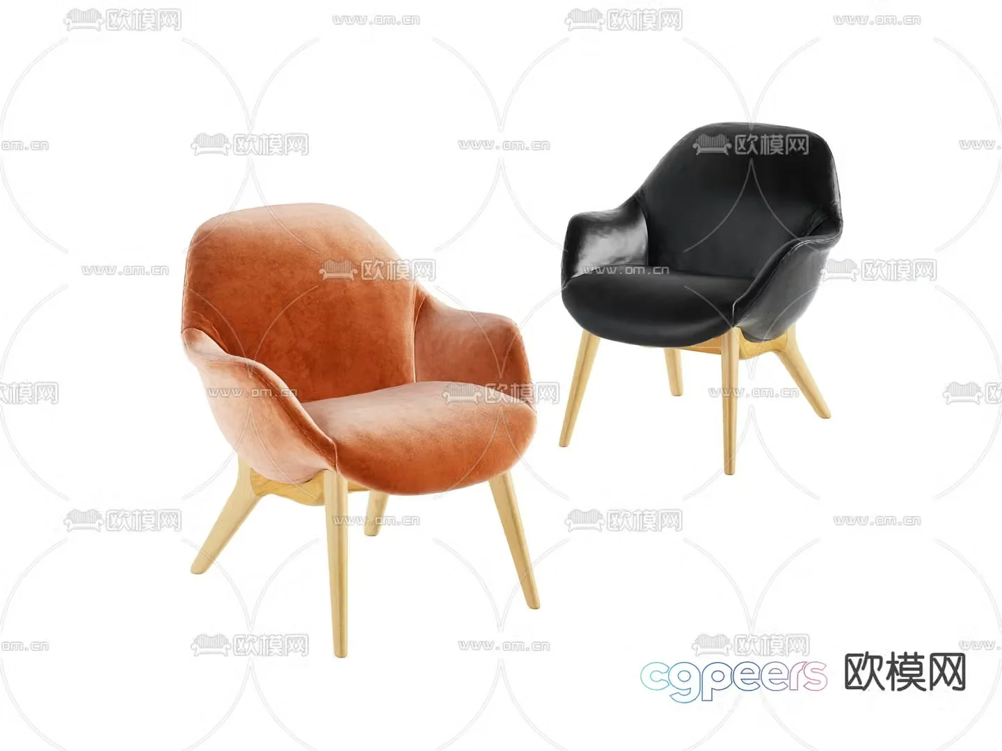 Sofa chair leisure chair armchair 3d model