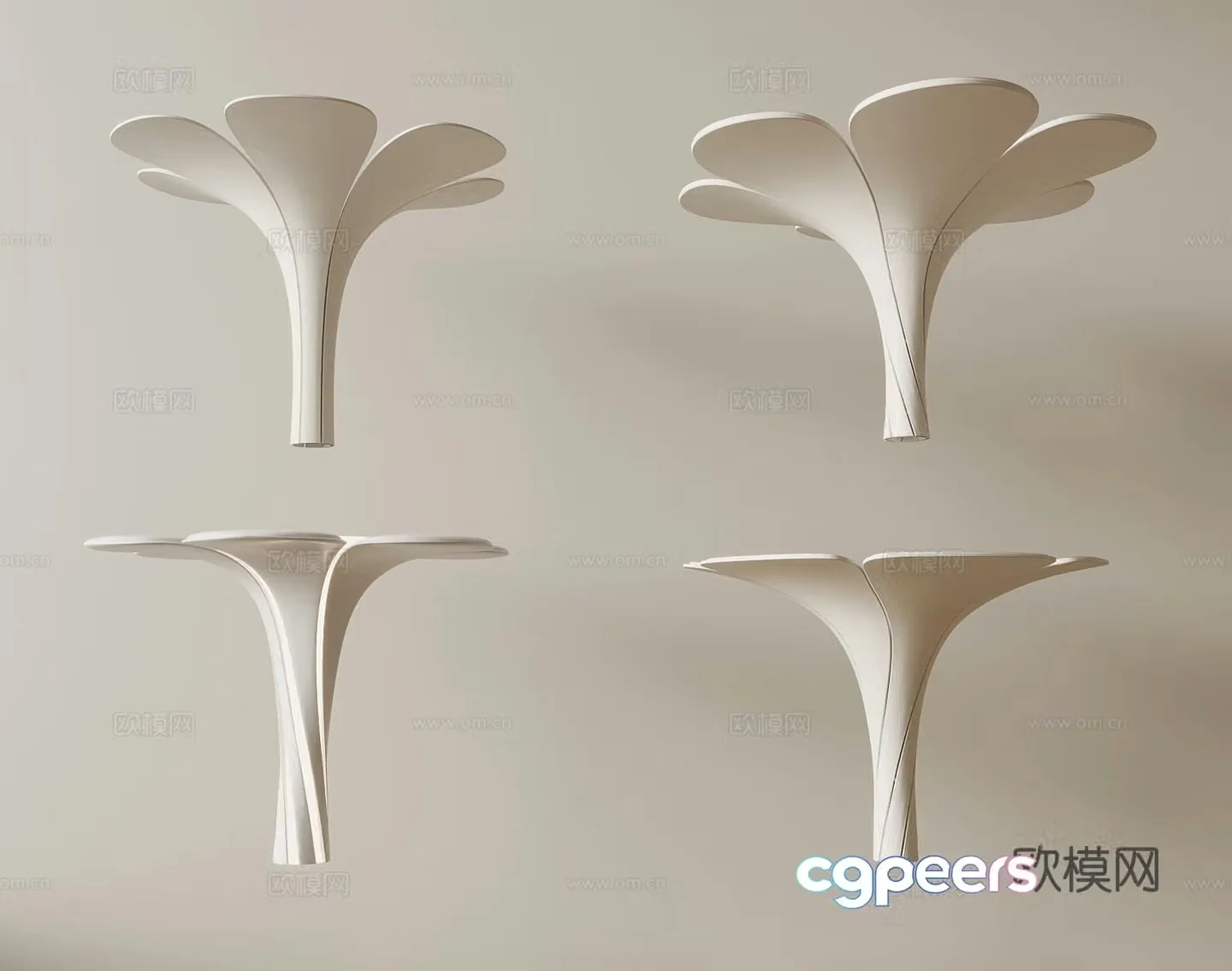 Special-shaped pillar Modern special-shaped pillar 3D model