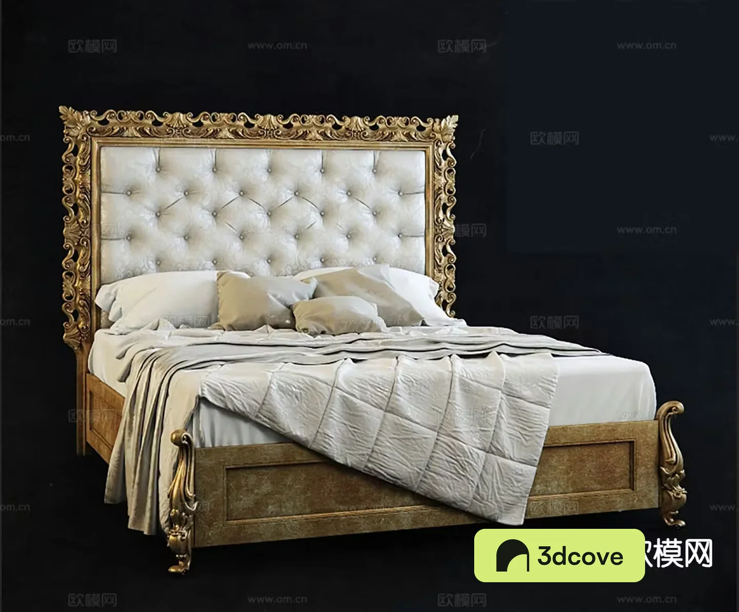 European double bed