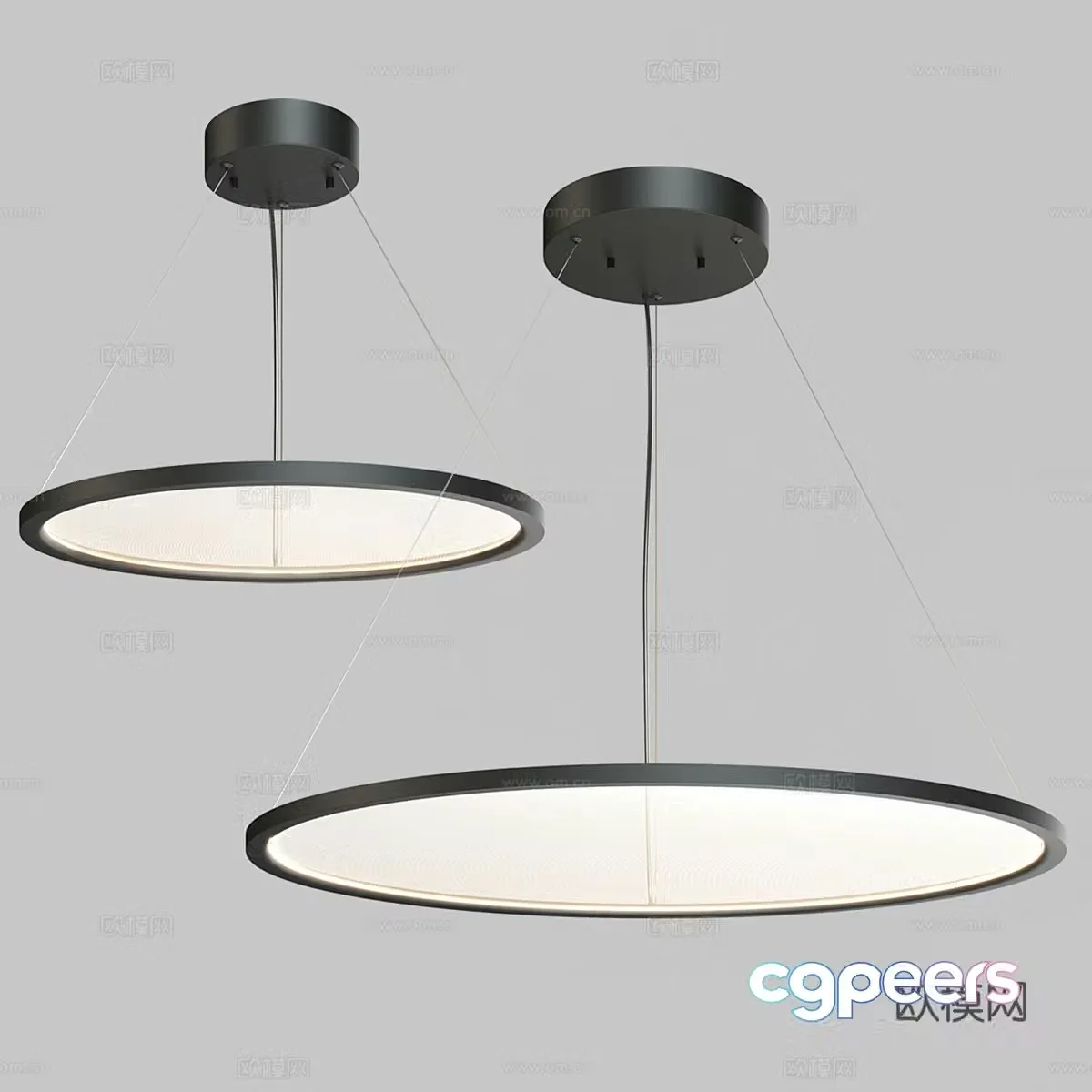 Modern simple chandelier chandelier simple chandelier dining chandelier living room chandelier 3d model