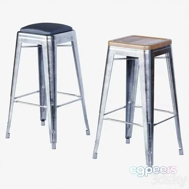 3ds Max Free – Xavier Pauchard Tolix Stools