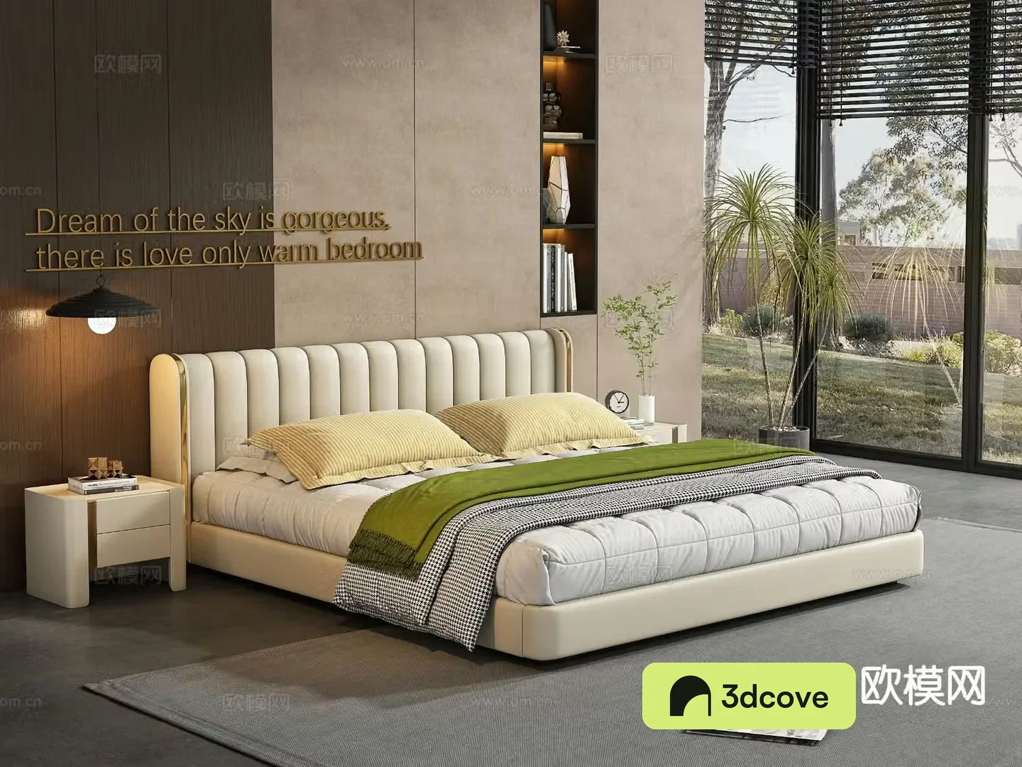 Italian double bed