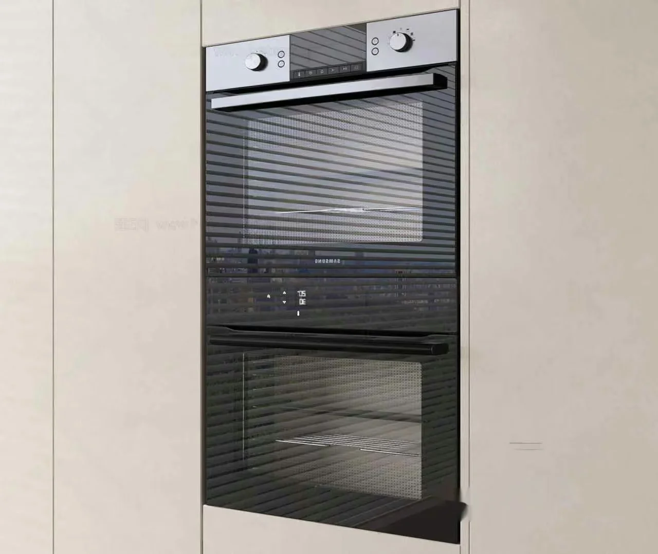Modern Double Oven 3D Model – 8084 – VRAY Render