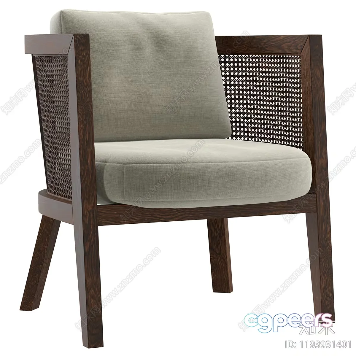 Wooden Chair 3D Model – 479 – CORONA Render