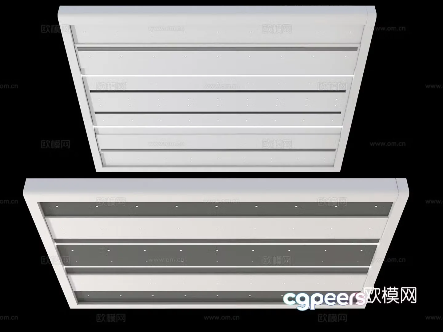 Modern ceiling Simple ceiling Conference room ceiling Public space ceiling Office space ceiling 3D model
