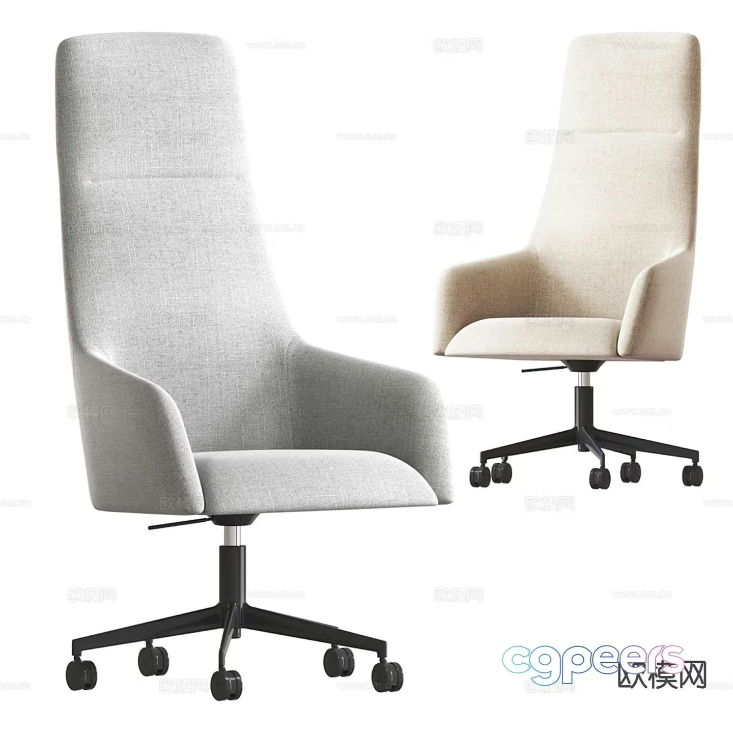 Modern office chair executive chair boss chair 3d model