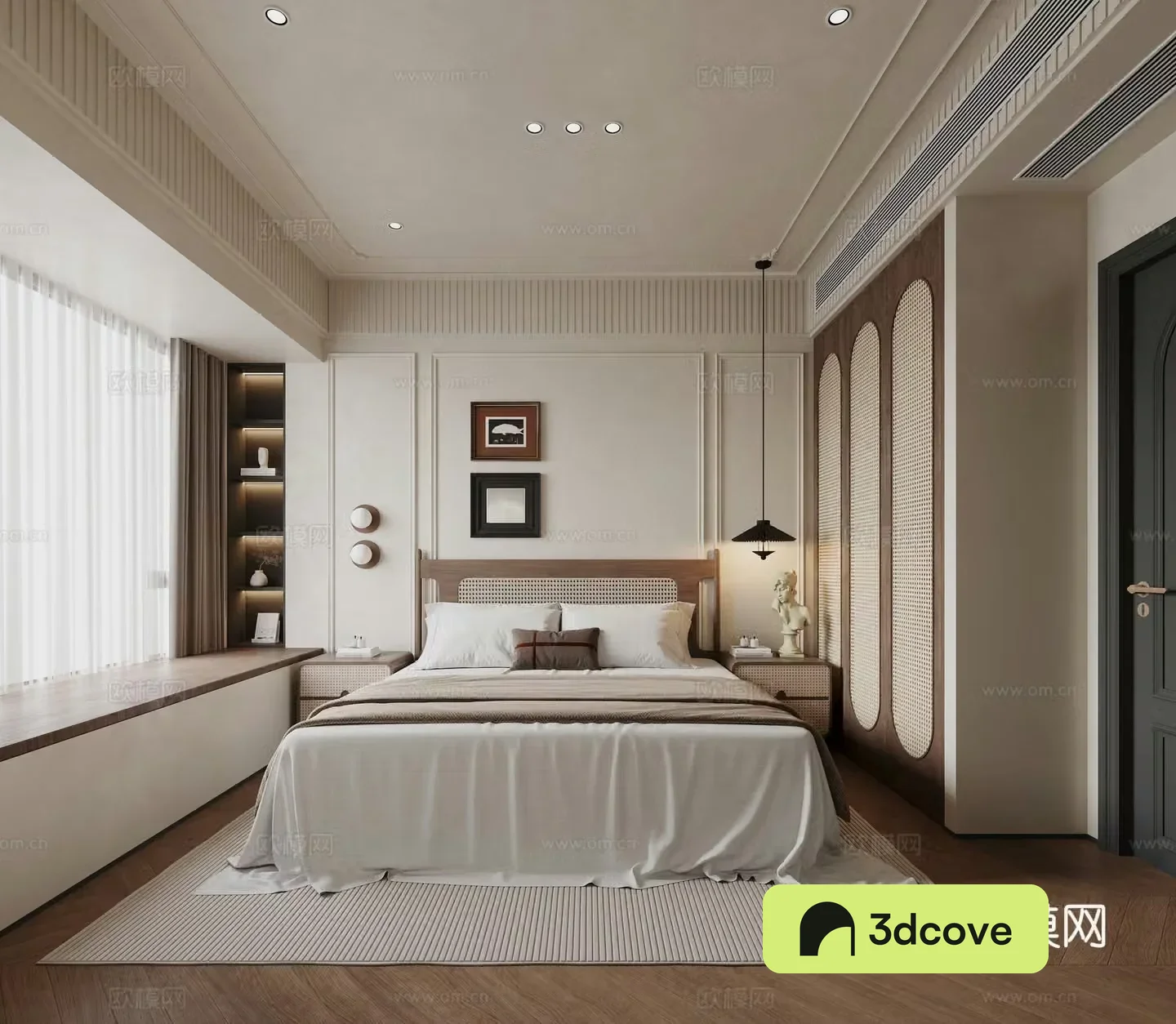 Wasabi bedroom 3d model