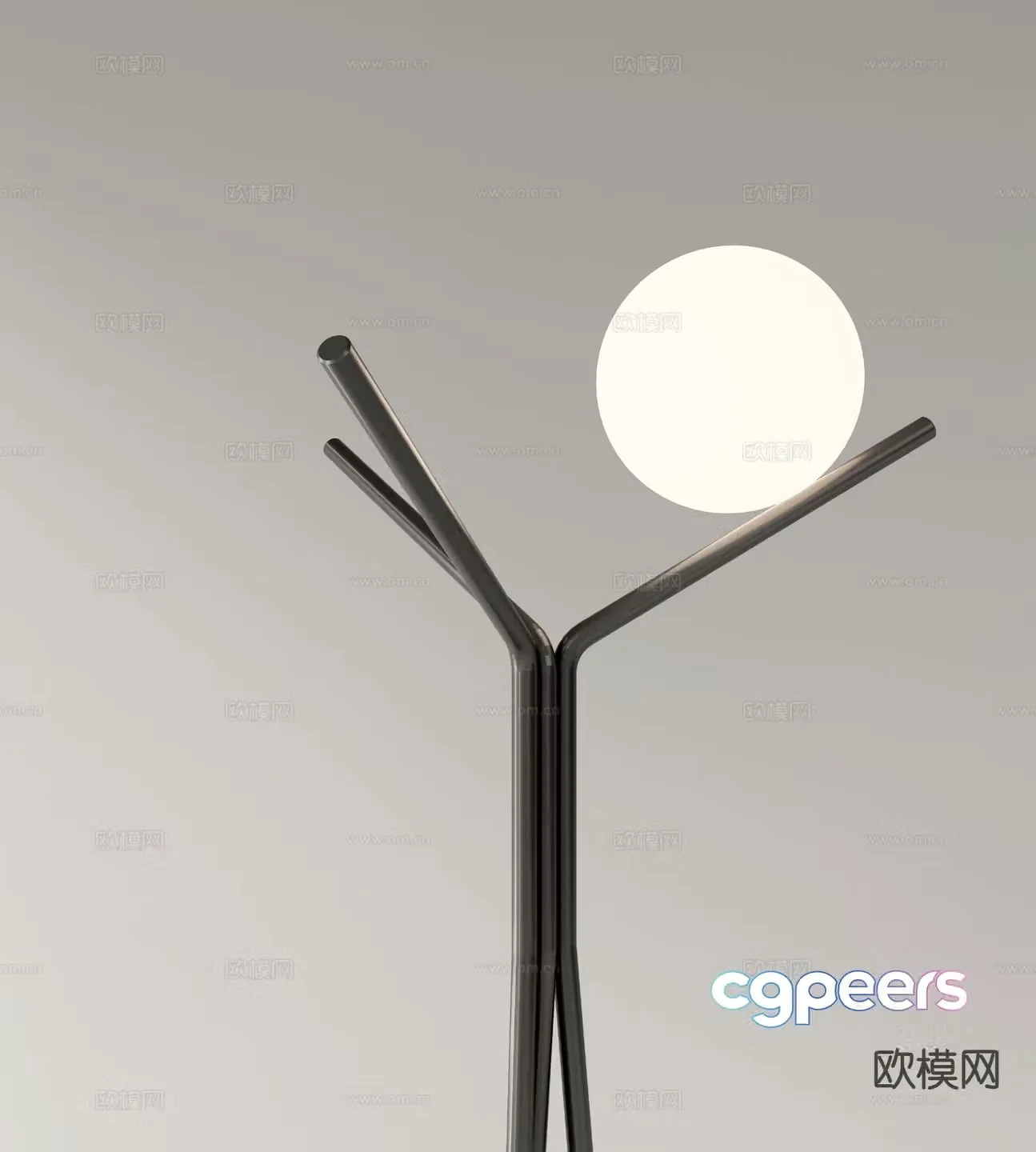 Creative floor lamp 3d model