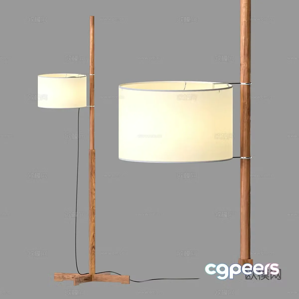 Nordic simple floor lamp Floor lamp Simple floor lamp Lamp 3D model