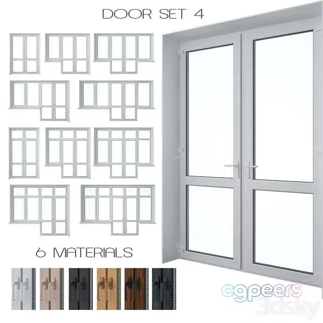 3ds Max Free – Door Set 4