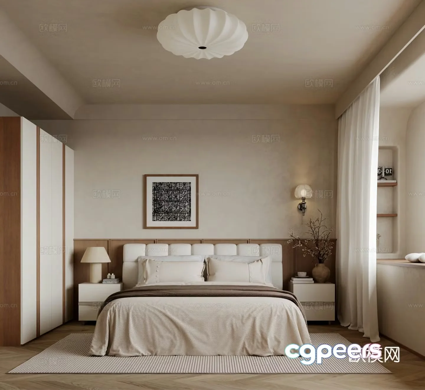 Wasabi bedroom 3d model