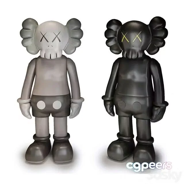 3ds Max Free – Kaws Toys