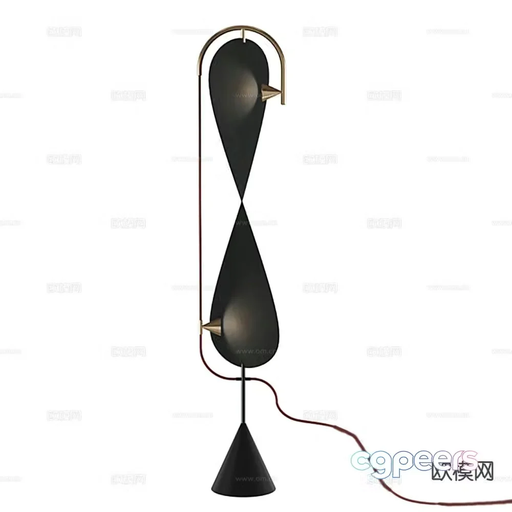 Italian lamps lighting floor lamp 3d model