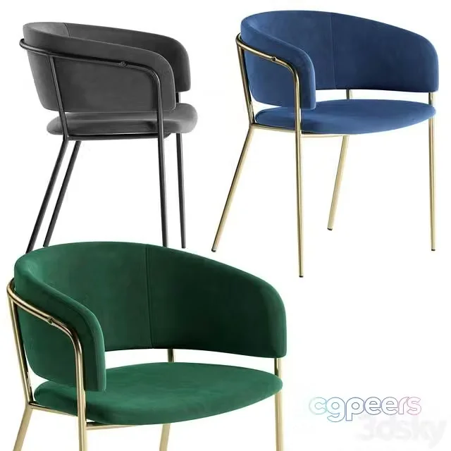 3ds Max Free – La forma stool konnie
