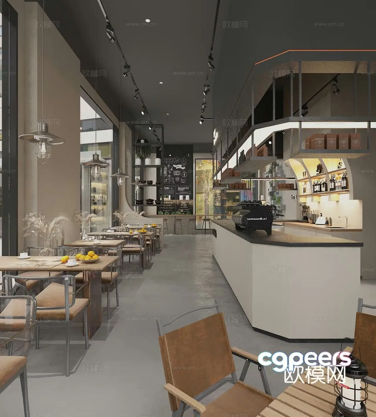 Wabi Sabi coffee shop 3d model