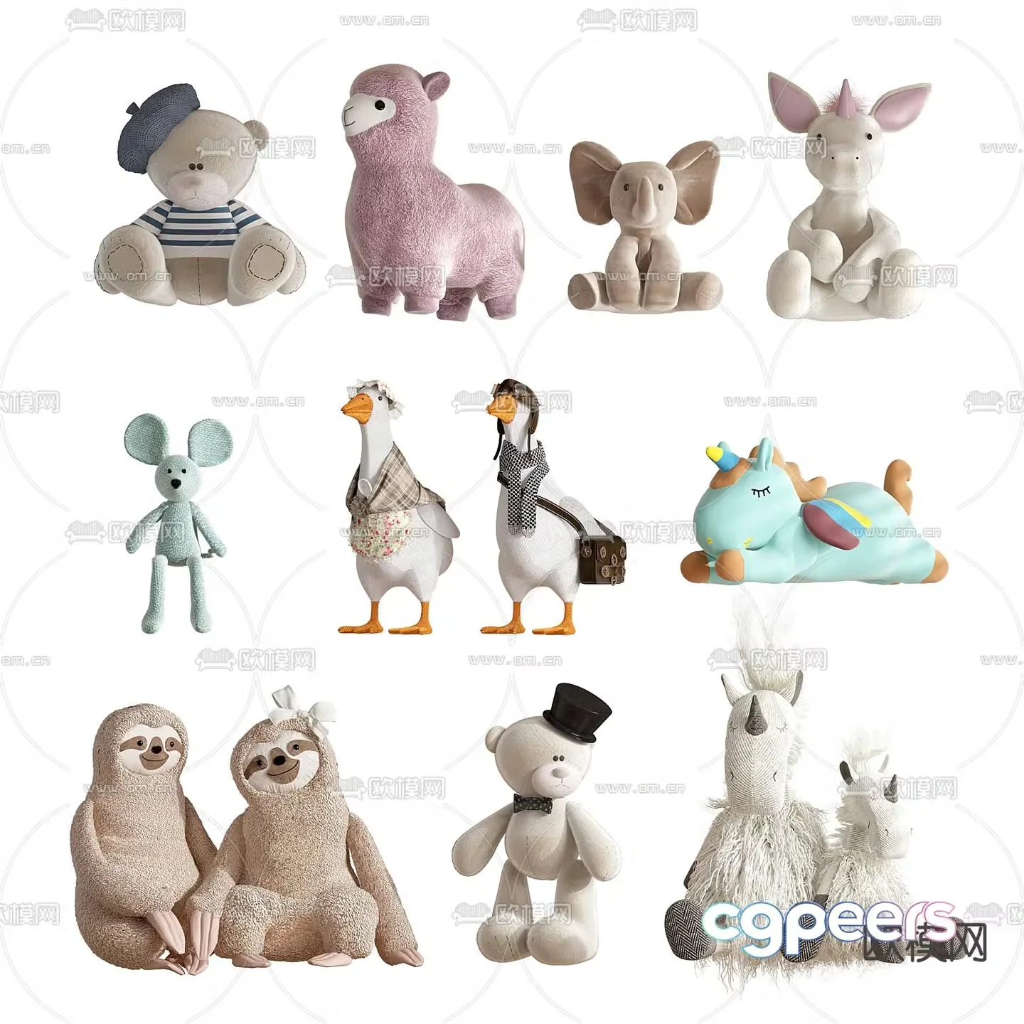 toy doll ragdoll 3d model