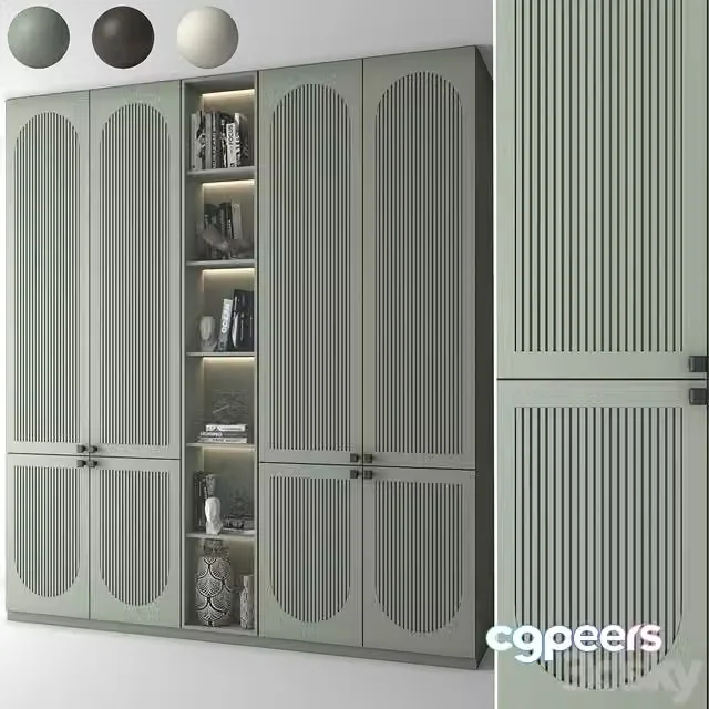 3ds Max Free – Neoclassical wardrobe 09