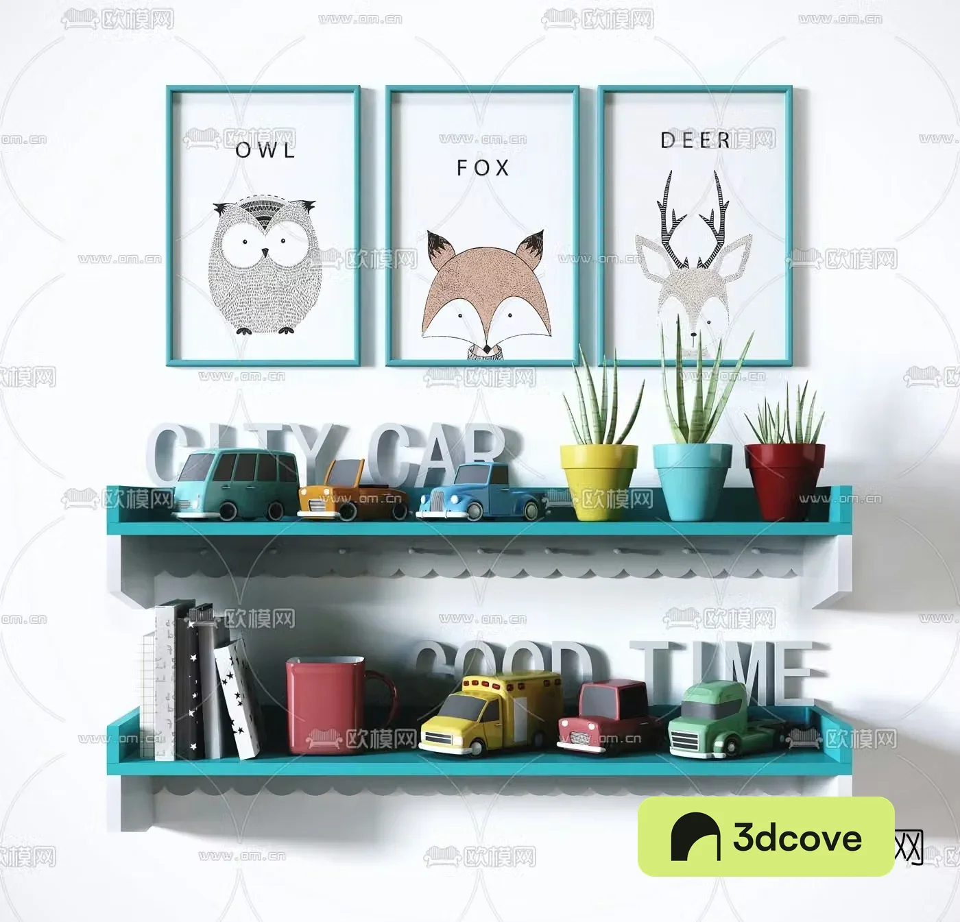 Nordic children’s wall decoration stand