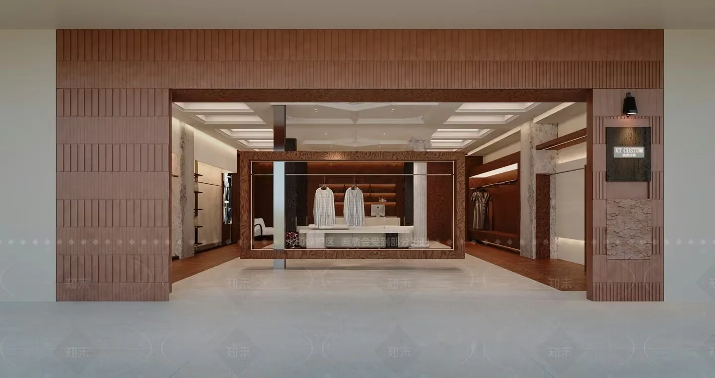 Modern Clothing Store 3D Model – 4980 – VRAY Render