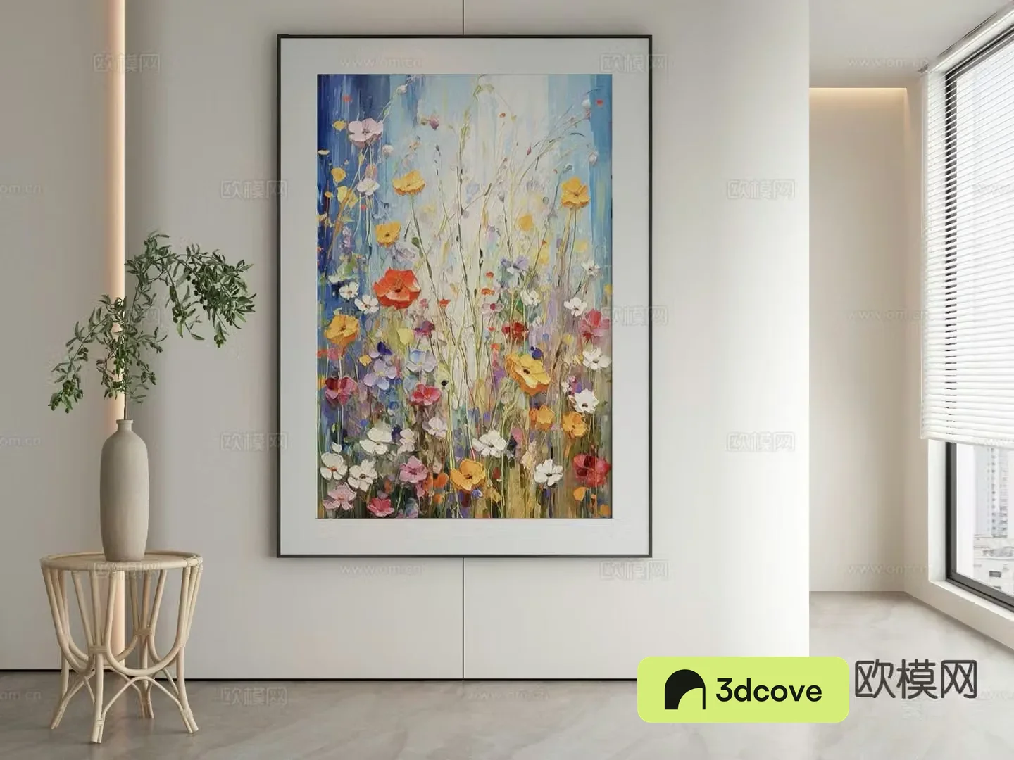 Modern art painting texture painting decorative painting