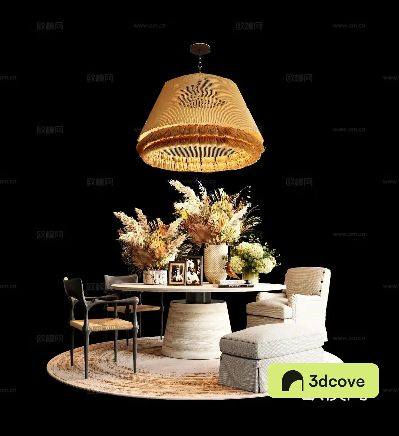 Modern ornament vase chandelier