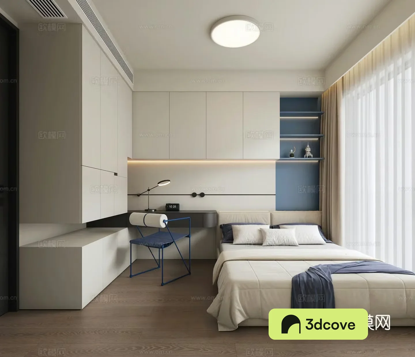 Modern minimalist children’s room