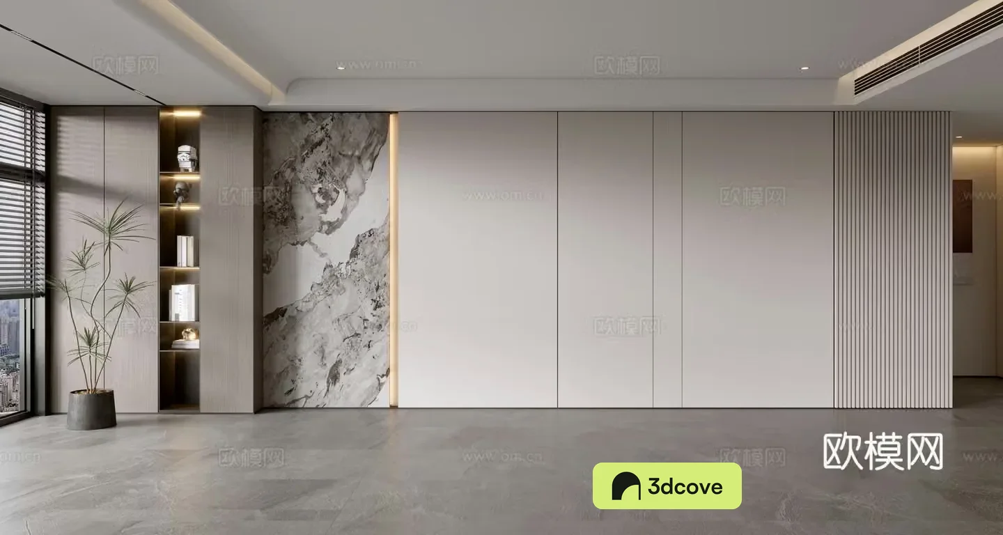 Modern sofa background wall