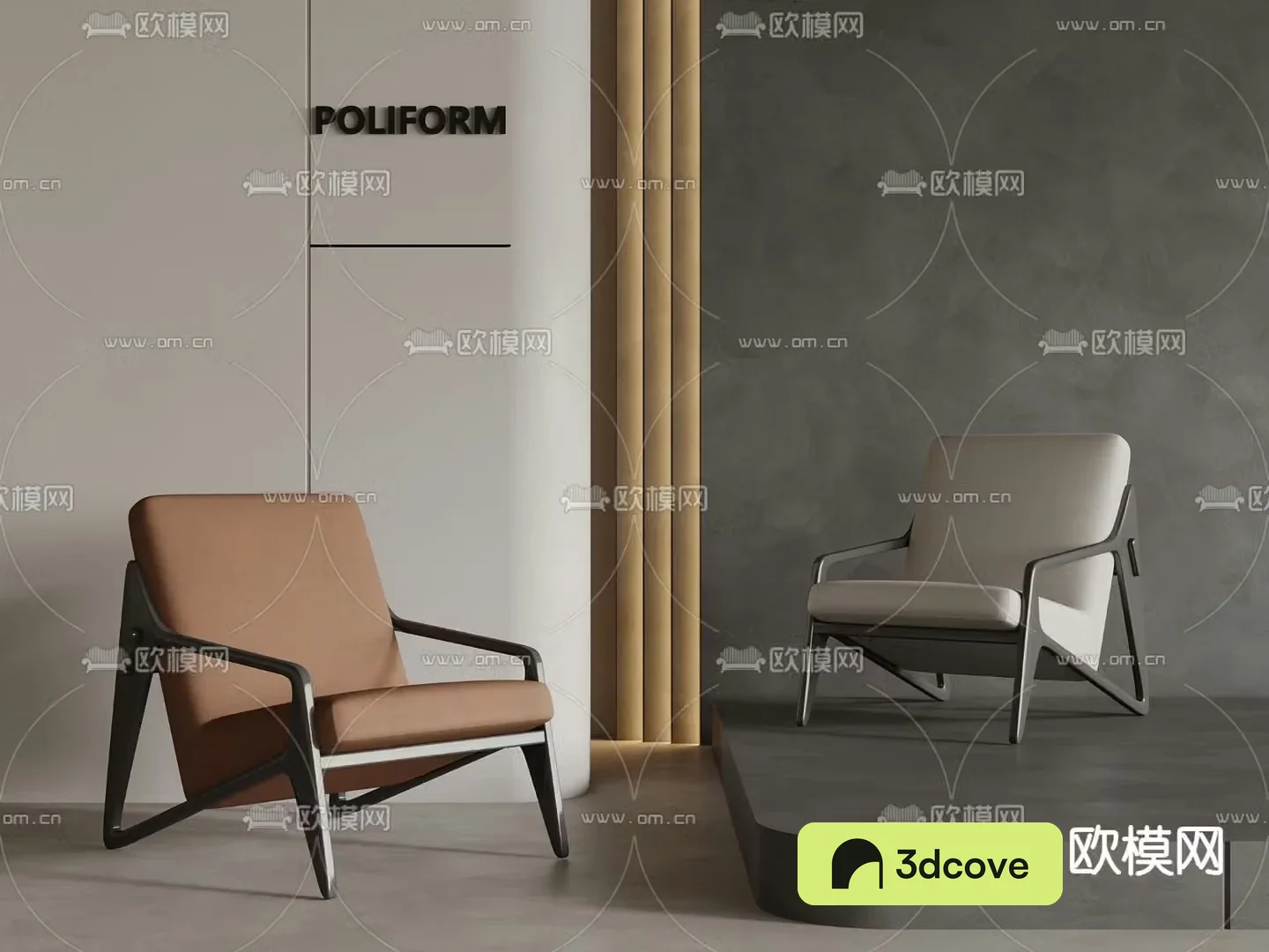 Leather chair lounge chair