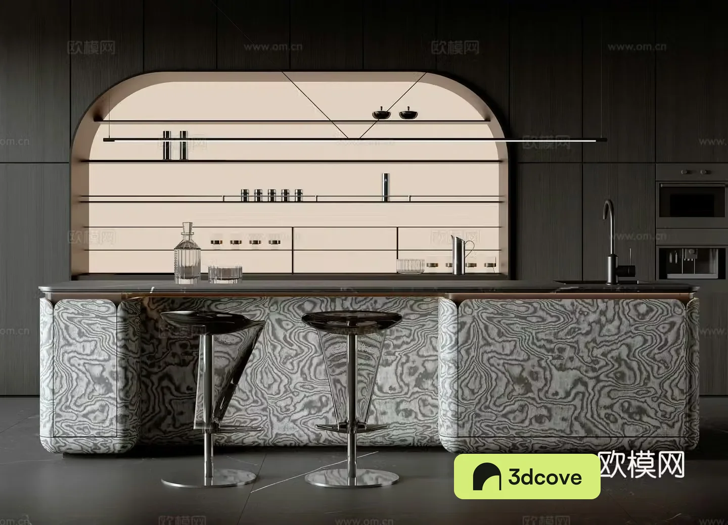 Modern Italian bar