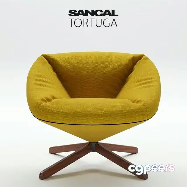 3ds Max Free – Tortuga armchair