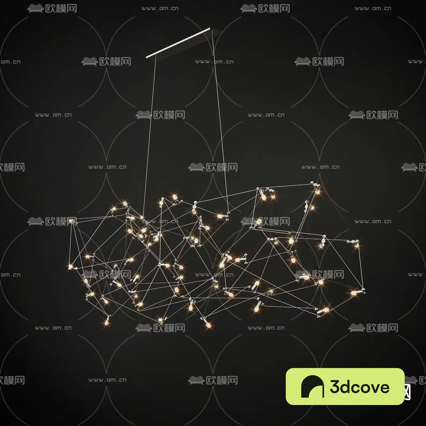 Modern Chandelier Linear Light