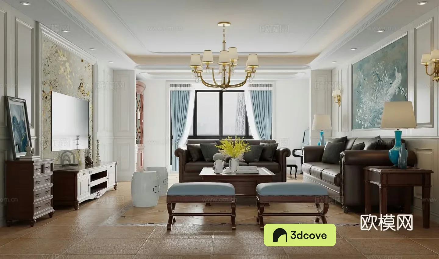 American living room