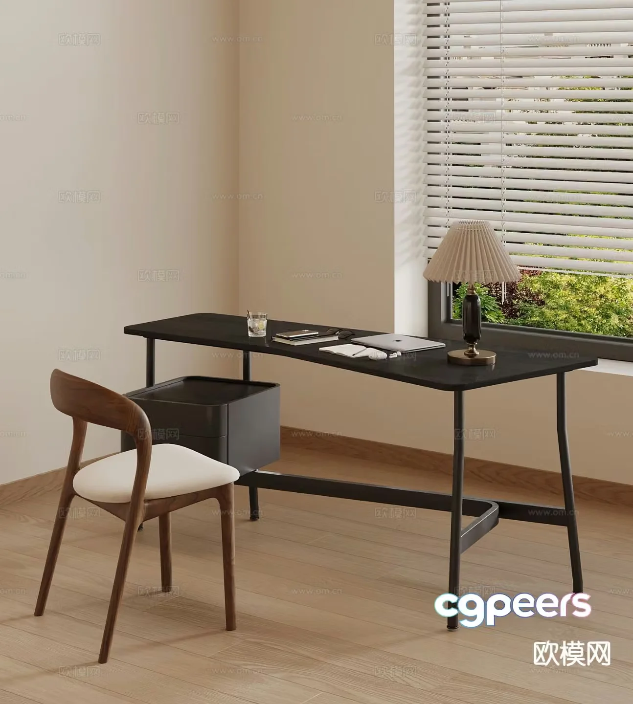French desk chair 3d model