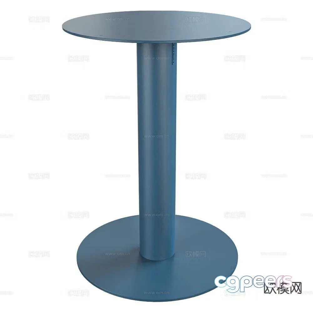 Delo side table corner table round table table table 3d model