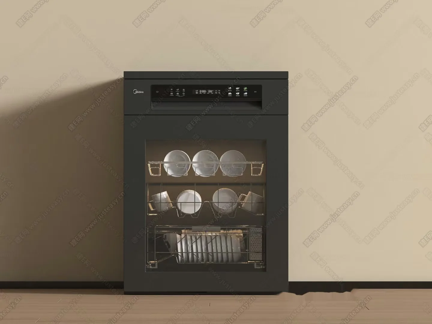 Modern Dishwasher 3D Model – 14905 – VRAY Render