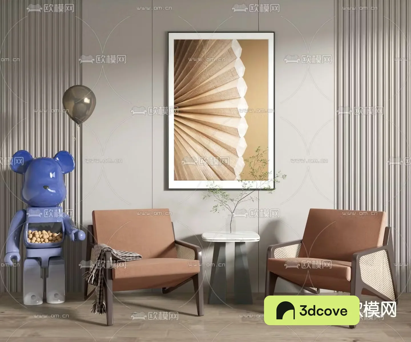 Modern bamboo leisure chair
