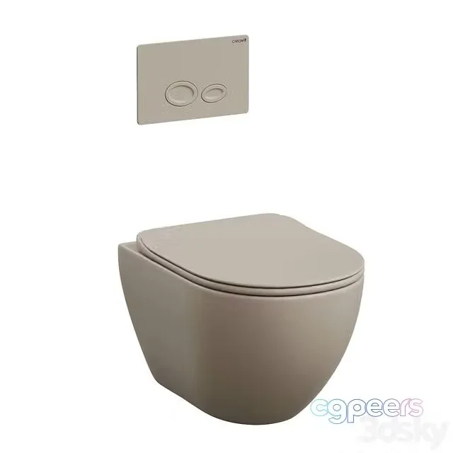 3ds Max Free – Creavit Free Toilet with Drop Button