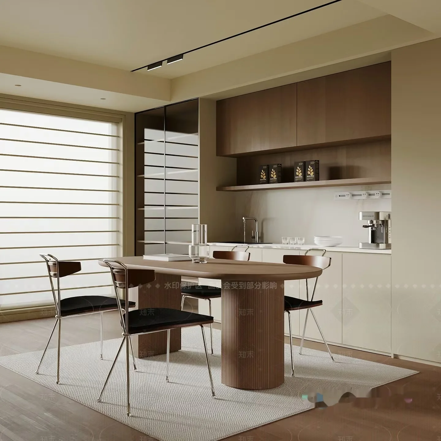 Modern Kitchen 3D Model – 6886 – VRAY Render