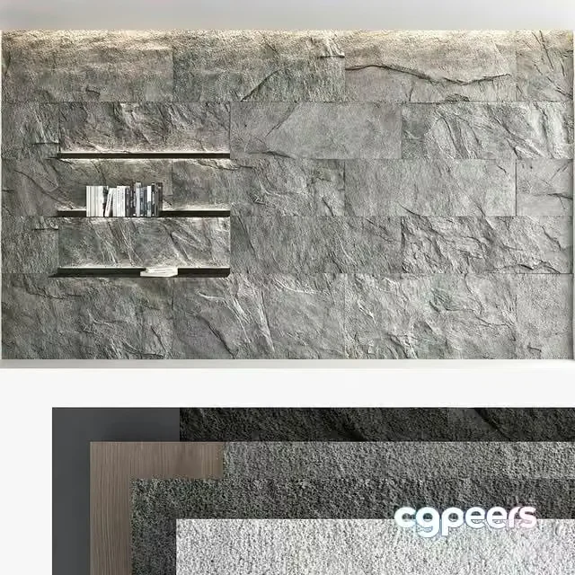 3ds Max Free – Decorative wall panel set 62