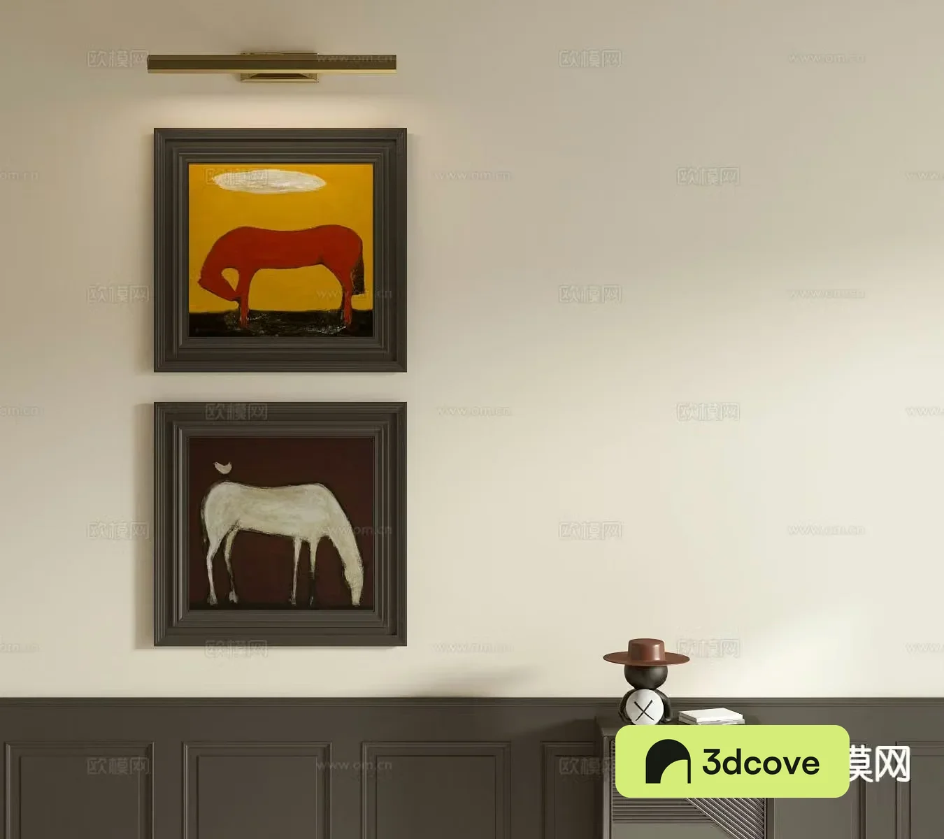 Medieval style art painting abstract painting decorative painting