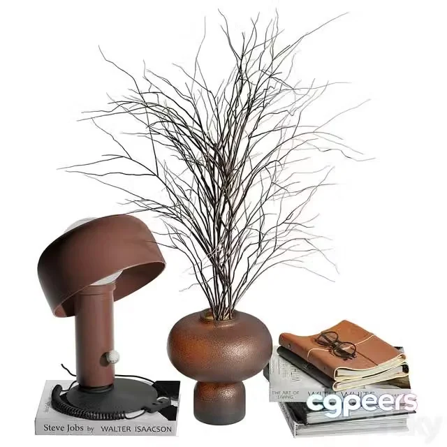 3ds Max Free – Decorative set decor paper stone