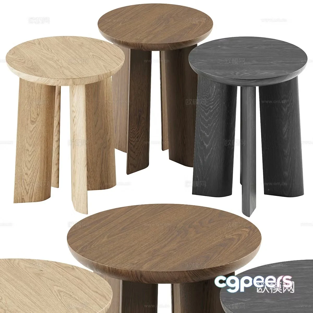 3D model of side table