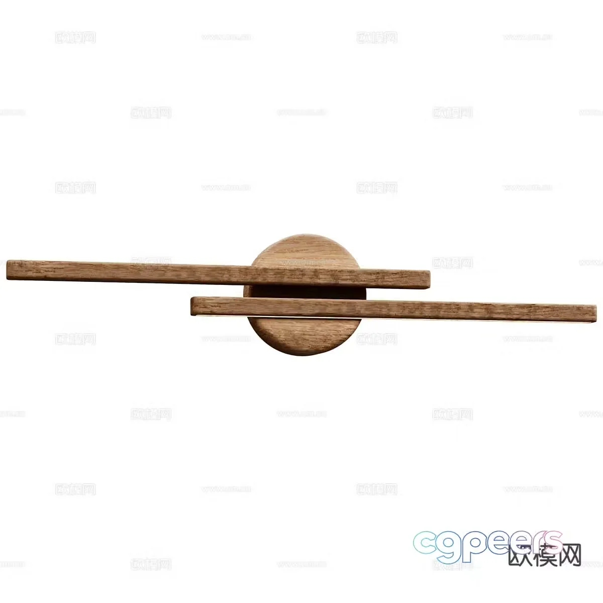 Nordic wall lamp simple wall lamp 3d model