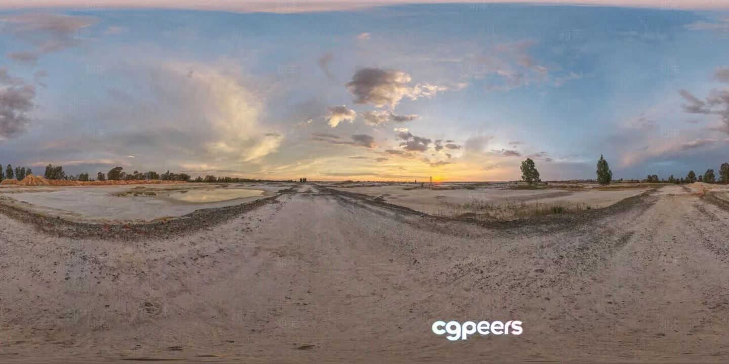 A Desert Landscape 3D Model – 3366 – VRAY Render