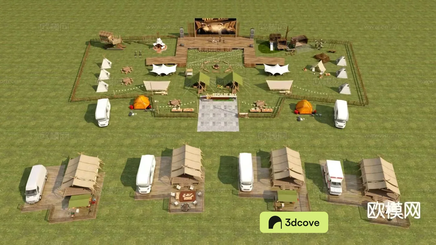 Outdoor camping camp