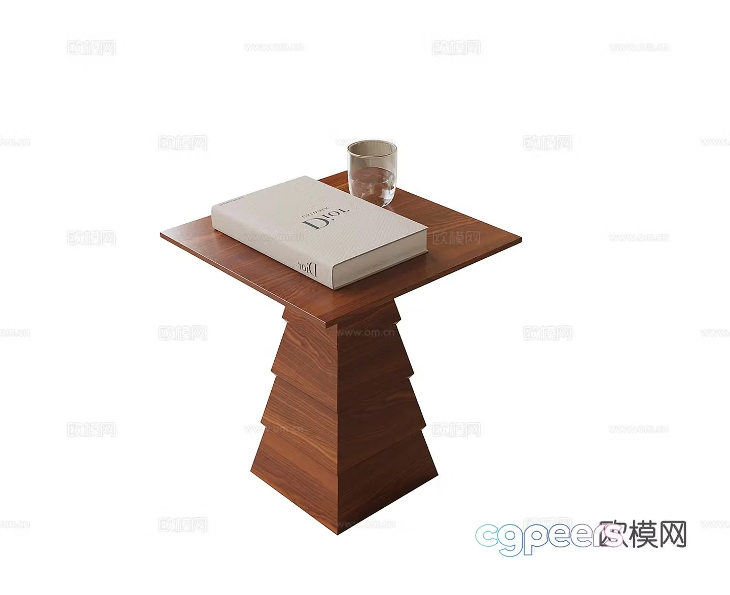 Modern side angle 3D model